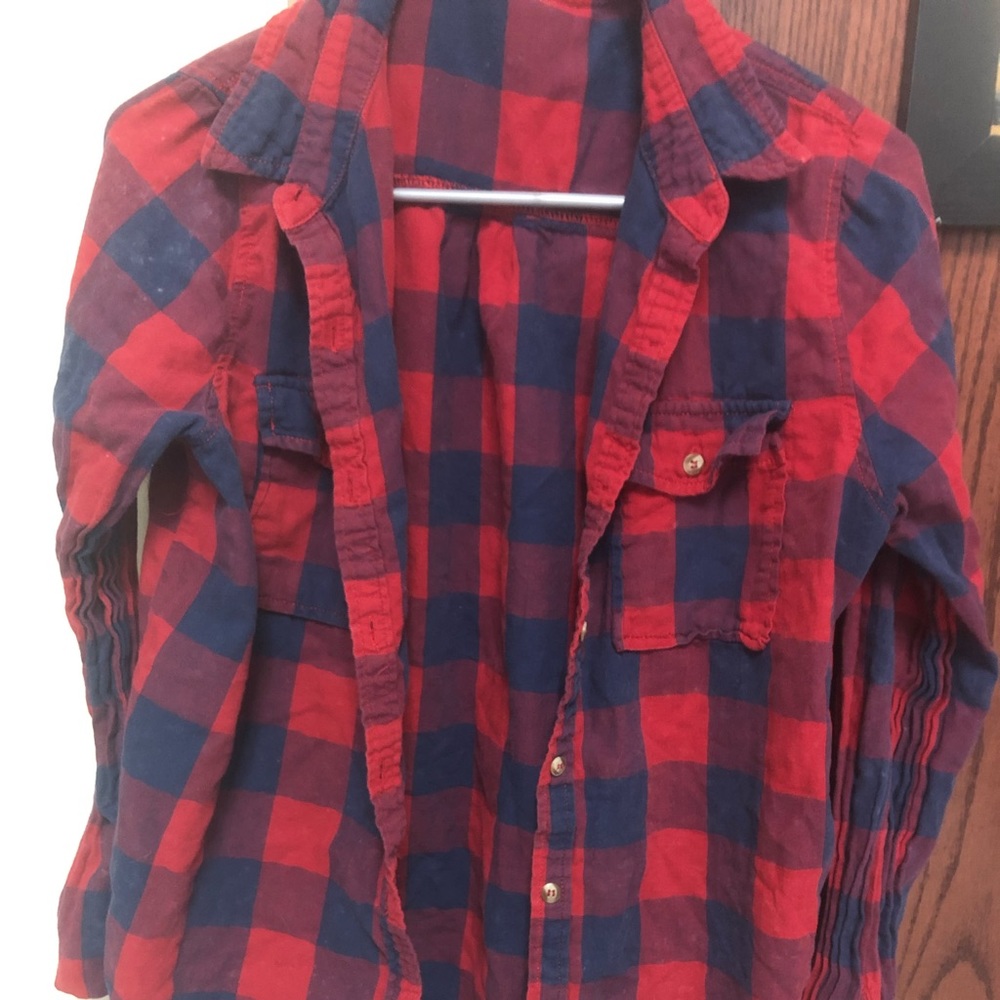 Distressed flannel
